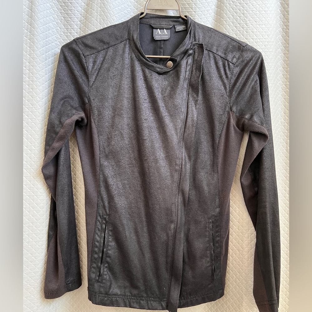 COPY - Armani Exchange lightweight moto jacket